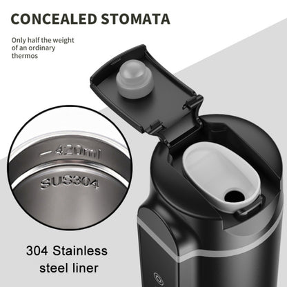 Car Heating Water Cup Large Display Smart Stainless Steel Electric Kettle, Large Display (Black), Large Display (White)