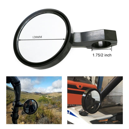 SFUTV-3 ATV All Terrain Vehicle Round CNC Rearview Mirror 1.75/2 inch Universal For UTV, SFUTV-3