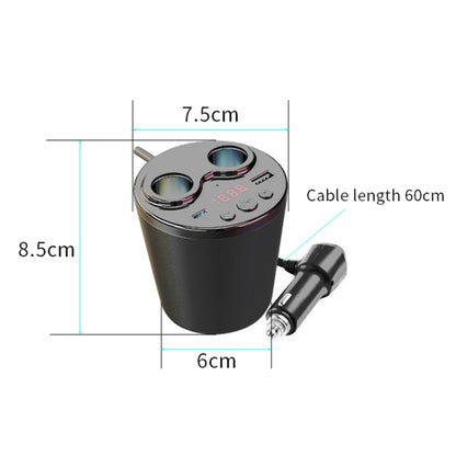 G63 Car Multi-function Bluetooth Charger Cup Support USB Charging / Navigation Broadcast, without Remote Control, without Remote Control