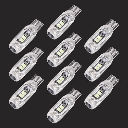 10 PCS T10 DC12V / 1W Car Clearance Light 5LEDs SMD-3030 Lamp Beads, 5LEDs SMD-3030 (Yellow Light), 5LEDs SMD-3030 (Ice Blue Light), 5LEDs SMD-3030 (Blue Light), 5LEDs SMD-3030 (Pink Light), 5LEDs SMD-3030 (Green Light), 5LEDs SMD-3030 (Red Light)