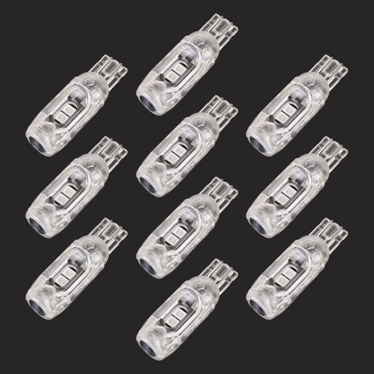 10 PCS T10 DC12V / 1W Car Clearance Light 5LEDs SMD-3030 Lamp Beads, 5LEDs SMD-3030 (Yellow Light), 5LEDs SMD-3030 (Ice Blue Light), 5LEDs SMD-3030 (Blue Light), 5LEDs SMD-3030 (Pink Light), 5LEDs SMD-3030 (Green Light), 5LEDs SMD-3030 (Red Light)