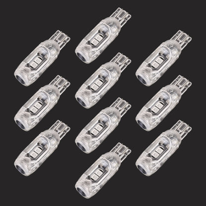 10 PCS T10 DC12V / 1W Car Clearance Light 5LEDs SMD-3030 Lamp Beads, 5LEDs SMD-3030 (Yellow Light), 5LEDs SMD-3030 (Ice Blue Light), 5LEDs SMD-3030 (Blue Light), 5LEDs SMD-3030 (Pink Light), 5LEDs SMD-3030 (Green Light), 5LEDs SMD-3030 (Red Light)