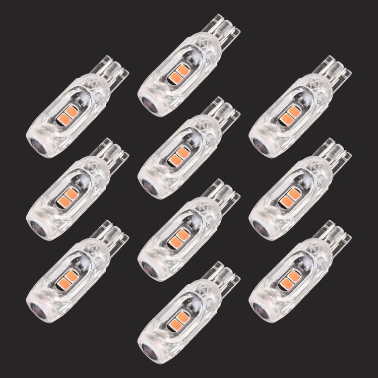 10 PCS T10 DC12V / 1W Car Clearance Light 5LEDs SMD-3030 Lamp Beads, 5LEDs SMD-3030 (Yellow Light), 5LEDs SMD-3030 (Ice Blue Light), 5LEDs SMD-3030 (Blue Light), 5LEDs SMD-3030 (Pink Light), 5LEDs SMD-3030 (Green Light), 5LEDs SMD-3030 (Red Light)