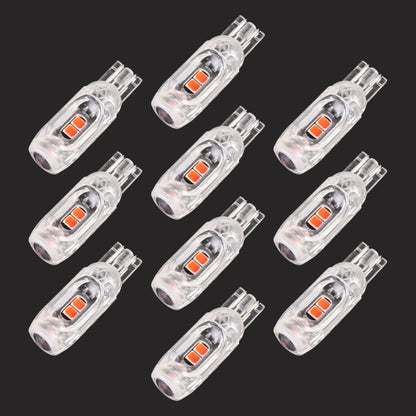 10 PCS T10 DC12V / 1W Car Clearance Light 5LEDs SMD-3030 Lamp Beads, 5LEDs SMD-3030 (Yellow Light), 5LEDs SMD-3030 (Ice Blue Light), 5LEDs SMD-3030 (Blue Light), 5LEDs SMD-3030 (Pink Light), 5LEDs SMD-3030 (Green Light), 5LEDs SMD-3030 (Red Light)