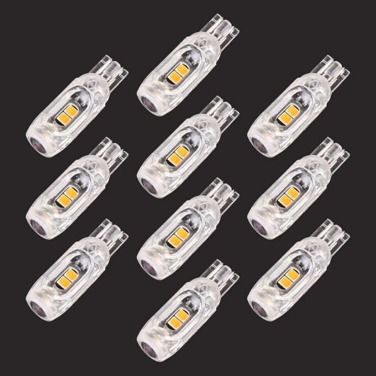 10 PCS T10 DC12V / 1W Car Clearance Light 5LEDs SMD-3030 Lamp Beads, 5LEDs SMD-3030 (Yellow Light), 5LEDs SMD-3030 (Ice Blue Light), 5LEDs SMD-3030 (Blue Light), 5LEDs SMD-3030 (Pink Light), 5LEDs SMD-3030 (Green Light), 5LEDs SMD-3030 (Red Light)