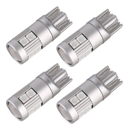 4 PCS T10 DC12V / 2W Car Clearance Light 9LEDs SMD-3030 Lamp Beads , 9LEDs SMD-3030 (White Light), 9LEDs SMD-3030 (Yellow Light), 9LEDs SMD-3030 (Ice Blue Light), 9LEDs SMD-3030 (Blue Light), 9LEDs SMD-3030 (Pink Light), 9LEDs SMD-3030 (Red Light)