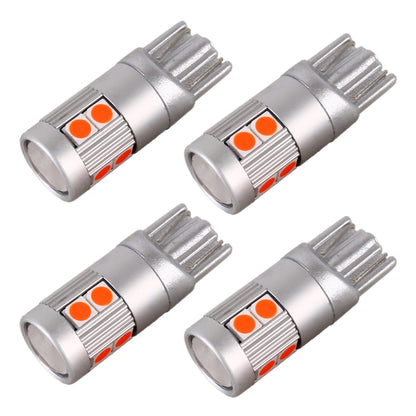 4 PCS T10 DC12V / 2W Car Clearance Light 9LEDs SMD-3030 Lamp Beads , 9LEDs SMD-3030 (White Light), 9LEDs SMD-3030 (Yellow Light), 9LEDs SMD-3030 (Ice Blue Light), 9LEDs SMD-3030 (Blue Light), 9LEDs SMD-3030 (Pink Light), 9LEDs SMD-3030 (Red Light)