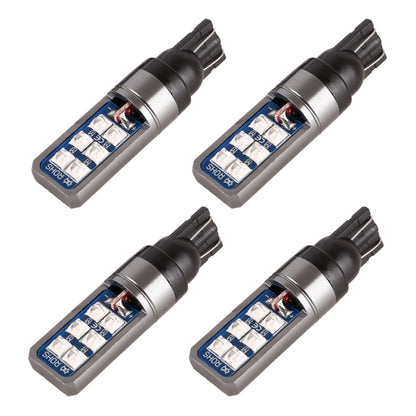 4 PCS T10 DC12V / 4W Car Clearance Light 12LEDs SMD-3030 Lamp Beads, 12LEDs SMD-3030 (Red Light), 12LEDs SMD-3030 (White Light), 12LEDs SMD-3030 (Yellow Light), 12LEDs SMD-3030 (Ice Blue Light), 12LEDs SMD-3030 (Blue Light), 12LEDs SMD-3030 (Pink Light...