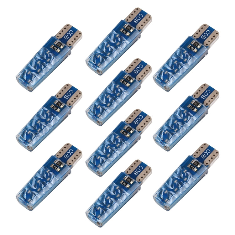10 PCS T10 DC12V / 1.2W Car Clearance Light 12LEDs COB Lamp Beads, 12LEDs COB (Red Light), 12LEDs COB (White Light), 12LEDs COB (Yellow Light), 12LEDs COB (Ice Blue Light), 12LEDs COB (Blue Light), 12LEDs COB (Pink Light), 12LEDs COB (Green Light)