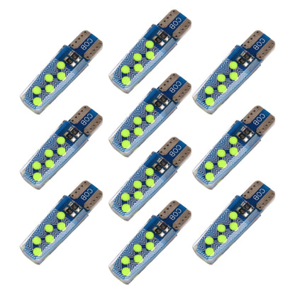 10 PCS T10 DC12V / 1.2W Car Clearance Light 12LEDs COB Lamp Beads, 12LEDs COB (Red Light), 12LEDs COB (White Light), 12LEDs COB (Yellow Light), 12LEDs COB (Ice Blue Light), 12LEDs COB (Blue Light), 12LEDs COB (Pink Light), 12LEDs COB (Green Light)