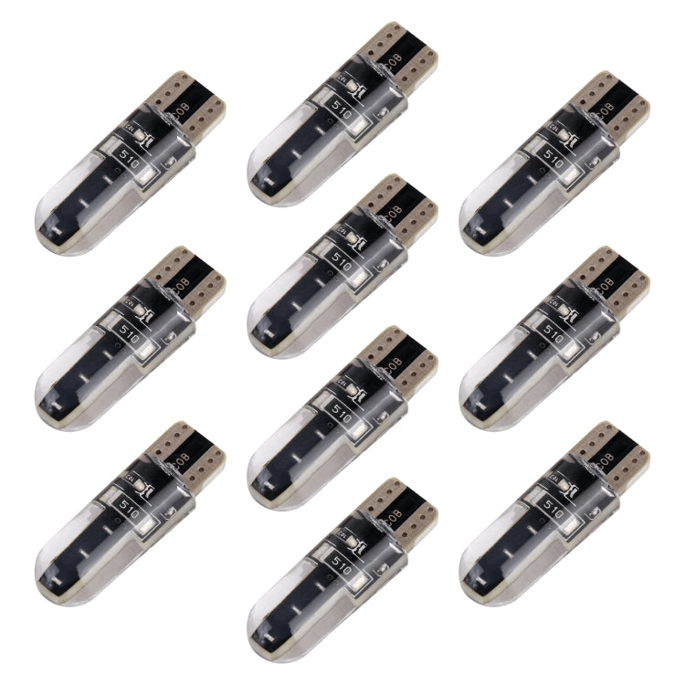 10 PCS T10 DC12V / 1W Car Clearance Light COB Lamp Beads, COB (Blue Light), COB (Pink Light), COB (Green Light), COB (Red Light), COB (White Light), COB (Yellow Light), COB (Ice Blue Light)