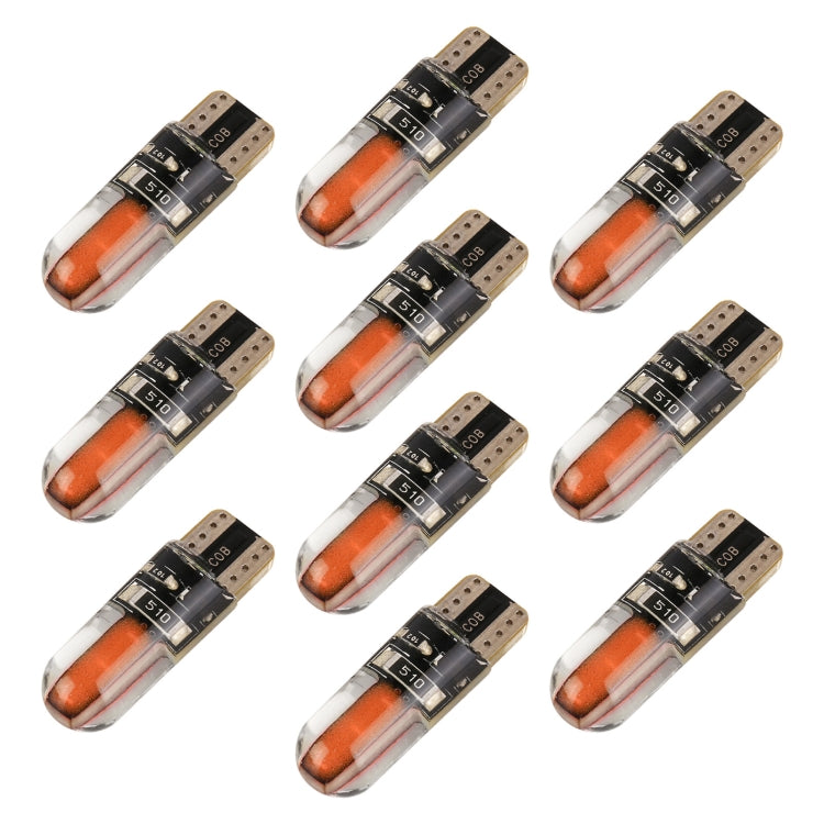 10 PCS T10 DC12V / 1W Car Clearance Light COB Lamp Beads, COB (Blue Light), COB (Pink Light), COB (Green Light), COB (Red Light), COB (White Light), COB (Yellow Light), COB (Ice Blue Light)