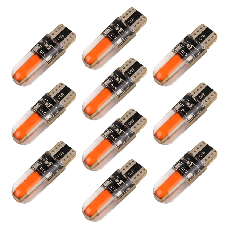 10 PCS T10 DC12V / 1W Car Clearance Light COB Lamp Beads, COB (Blue Light), COB (Pink Light), COB (Green Light), COB (Red Light), COB (White Light), COB (Yellow Light), COB (Ice Blue Light)