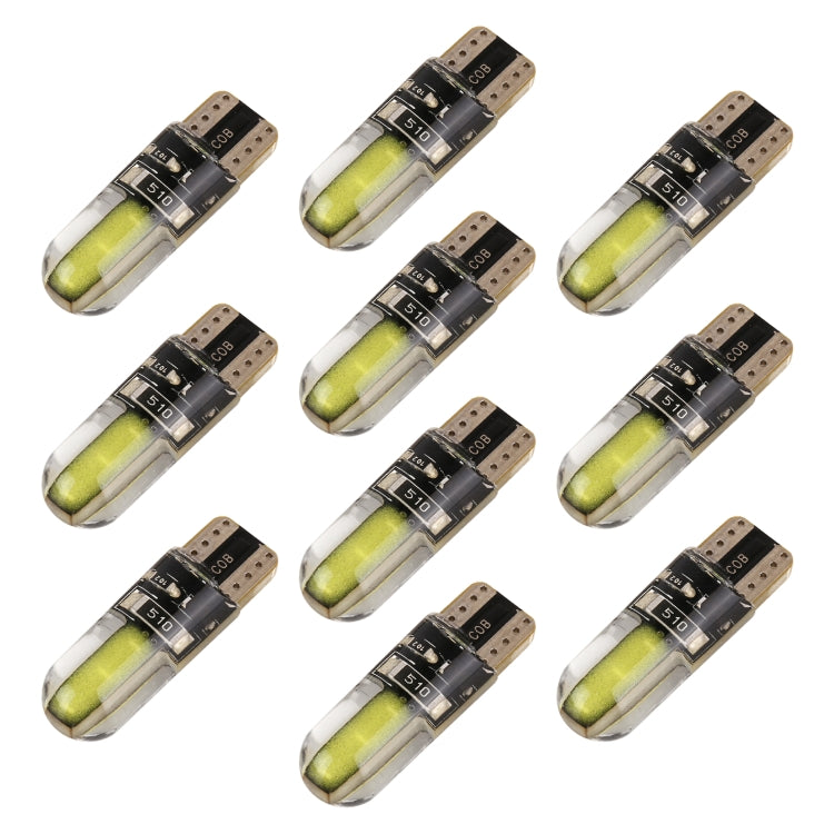 10 PCS T10 DC12V / 1W Car Clearance Light COB Lamp Beads, COB (Blue Light), COB (Pink Light), COB (Green Light), COB (Red Light), COB (White Light), COB (Yellow Light), COB (Ice Blue Light)