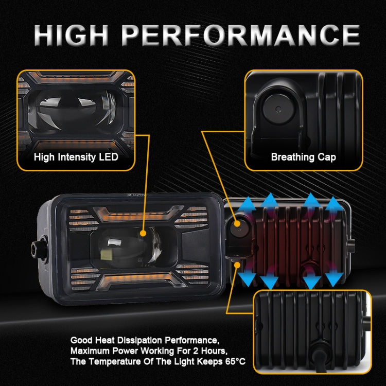 1 Pair Car Special Modified Front Fog Lamp for US Version Ford F150 2015-2016, For Ford F150 2015-2016