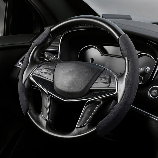 Car Universal Suede Steering Wheel Cover