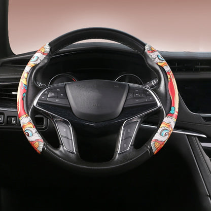Car Universal China-Chic Relief Steering Wheel Cover (A Born Beauty), CRP4786A, CRP4786B, CRP4786C