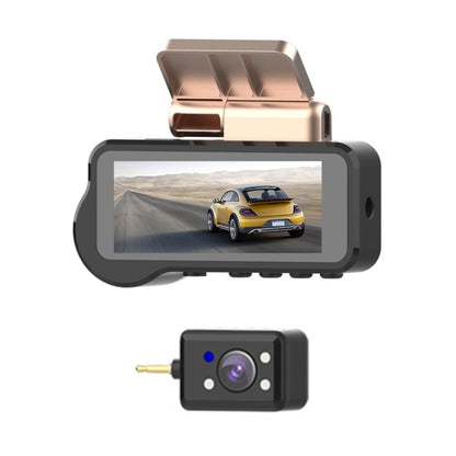 F22 3.16 inch 1080P HD Night Vision WiFi Connected Driving Recorder with In-car View Camera, F22 WiFi with In-car View Camera