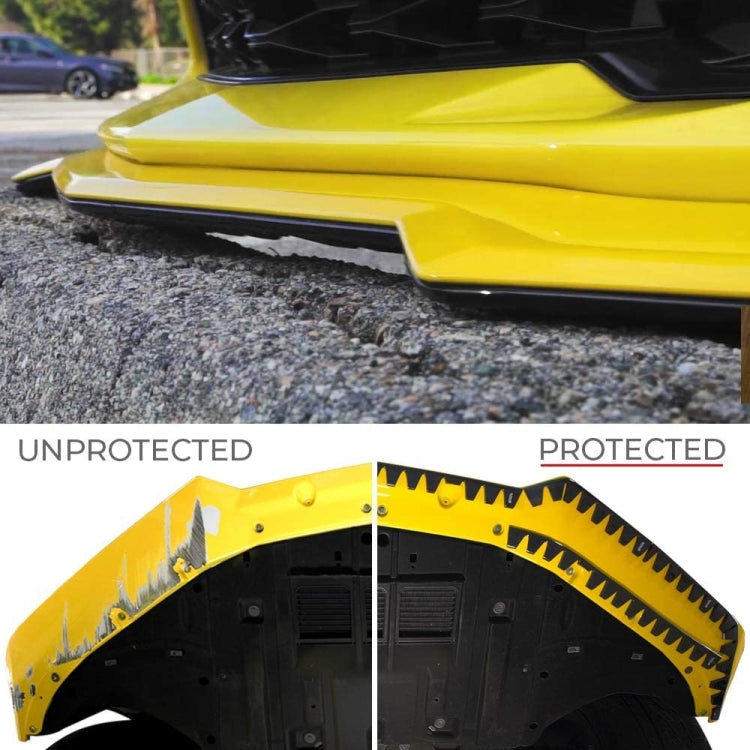 Car Modified Bumper Guard Kit Carbon Fiber Texture, Carbon Fiber Texture