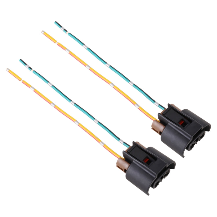 1 Pair 9005 Bulb Holder Base Female Socket with Cable for Toyota, For Toyota