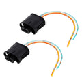 1 Pair Car H11 Bulb Holder Base Female Socket with Cable for BMW, For BMW