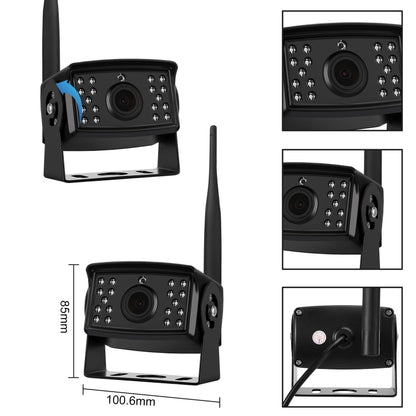 PZ710-W 7 inch Car Digital Wireless Rear-view Split-screen Monitor Dual Record, PZ710-W Dual Record