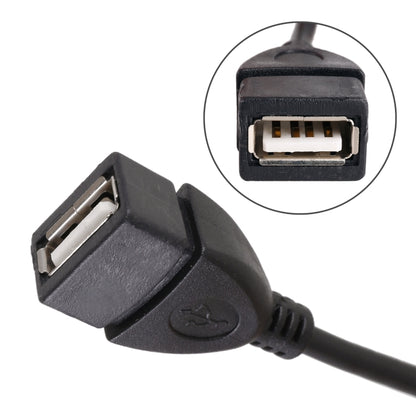 10 PCS Car OTG Head to USB Cable, Cable Length: 10cm, 10cm