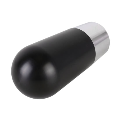 Universal Car Small Ellipsoid Resin + Carbon Fiber Metal Gear Shift Knob, Small Ellipsoid (Black), Small Ellipsoid (White)