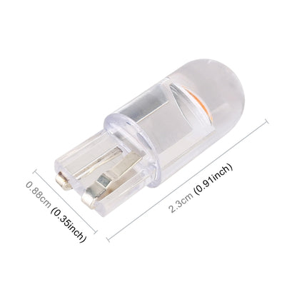 50 PCS T10 DC12V / 0.3W Car Clearance Light COB Lamp Beads, DC12V (Yellow Light), DC12V (Ice Blue Light), DC12V (White Light), DC12V (Blue Light), DC12V (Red Light), DC12V (Green Light)