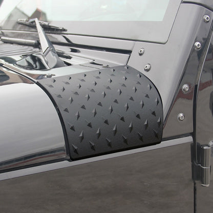 Car A-pillar Wrap Angle Cover for Jeep Wrangler JK 2007-2017, A-pillar