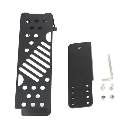 Car Modification Straight Metal Left Foot Rest Pedal for Jeep Wrangler JL 2018-2019, For Jeep Wrangler JL 2018-2019 Straight Style