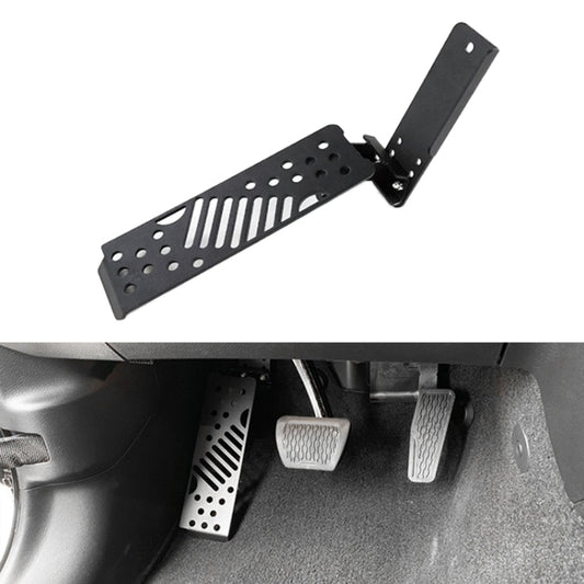 Car Modification Straight Metal Left Foot Rest Pedal for Jeep Wrangler JL 2018-2019, For Jeep Wrangler JL 2018-2019 Straight Style