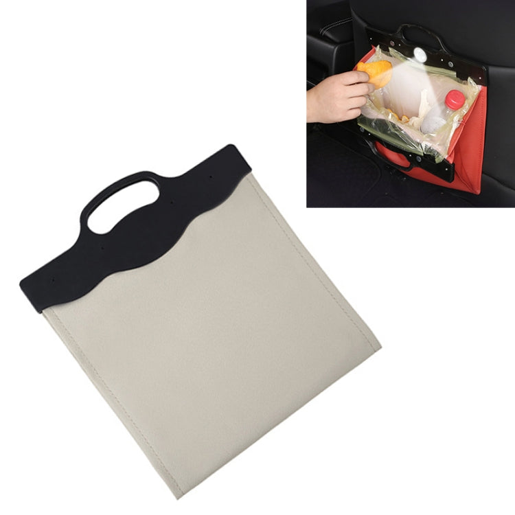 Car Multi-functional Hanging Front Trash Can with LED Light, 32 x 28cm, 32 x 28cm (Wine Red), 32 x 28cm (Beige), 32 x 28cm (Coffee), 32 x 28cm (Black), 32 x 28cm (Brown)
