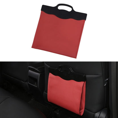 Car Multi-functional Hanging Front Trash Can with LED Light, 32 x 28cm, 32 x 28cm (Wine Red), 32 x 28cm (Beige), 32 x 28cm (Coffee), 32 x 28cm (Black), 32 x 28cm (Brown)