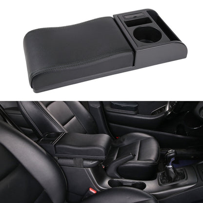 Car Multi-functional Dual USB Armrest Box Booster Pad, Microfiber Leather Curved Type, Microfiber Curved Type (Black White), Microfiber Curved Type (Black), Microfiber Curved Type (Black Red)