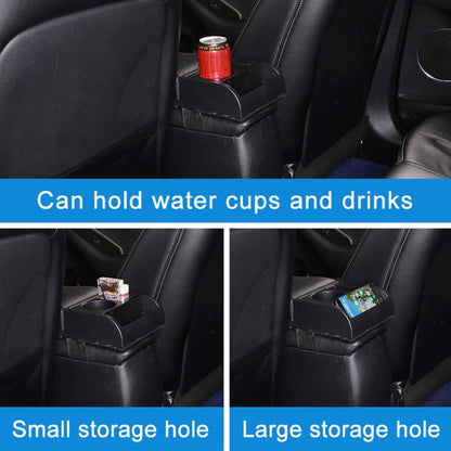 Car Multi-functional Dual USB Armrest Box Booster Pad, Microfiber Leather Curved Type, Microfiber Curved Type (Black White), Microfiber Curved Type (Black), Microfiber Curved Type (Black Red)
