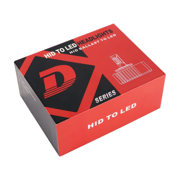 1 Pair D Series D1S Car HID Ballast to LED Headlight DC12V 35W 6000K 7000LM, CSP Lamp Bead, D1S
