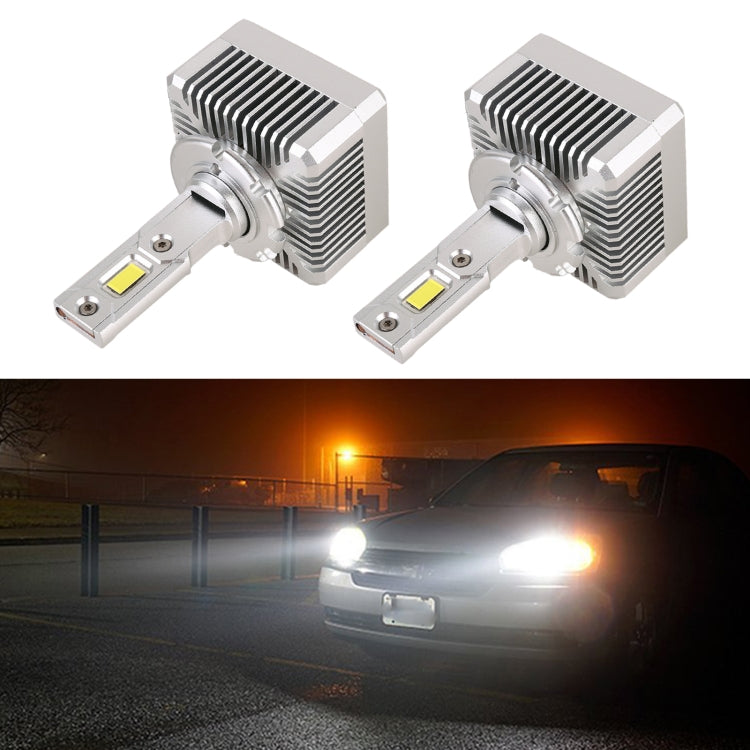 1 Pair D Series D3S Car HID Ballast to LED Headlight DC12V 35W 6000K 7000LM, CSP Lamp Bead, D3S