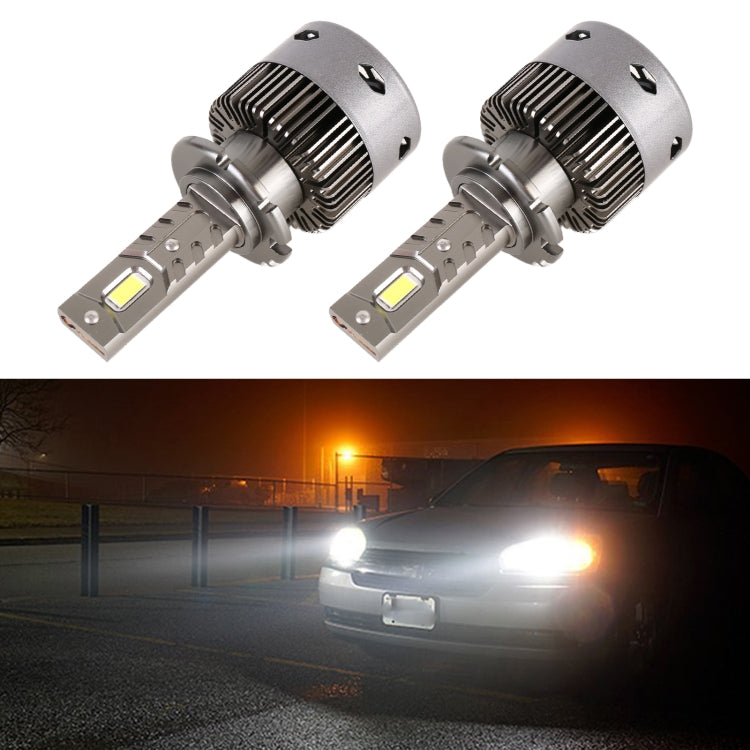 1 Pair D Series D2 Car HID Ballast to LED Headlight DC12V 35W 6000K 7000LM, 7040 Lamp Bead, D2