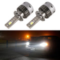 1 Pair D Series D4 Car HID Ballast to LED Headlight DC12V 35W 6000K 7000LM, 7040 Lamp Bead, D4