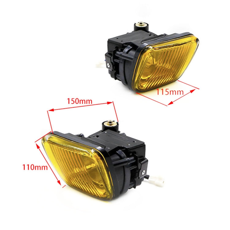 1 Pair Car Modified Front Fog Light for Honda Civic 1996-1998, For Honda Civic 1996-1998 (Yellow Light), For Honda Civic 1996-1998 (White Light)
