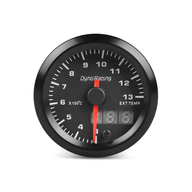 Car Universal 52mm Digital Display LED LCD Colorful Exhaust Temperature Gauge, Temperature Gauge