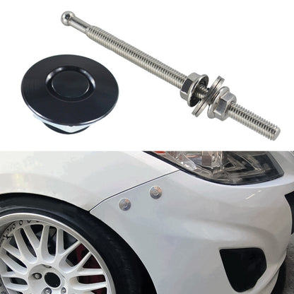 100mm Stainless Steel Quick-pins Push Button Billet Hood Pins Lock Clip Kit, 100mm (Red), 100mm (Blue), 100mm (Black), 100mm (Silver)
