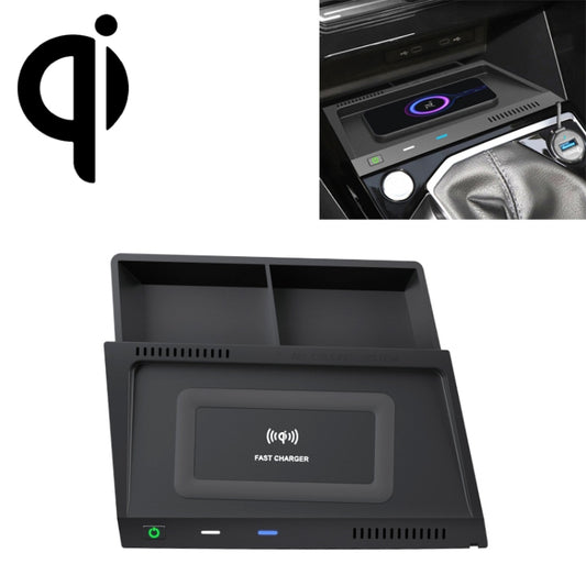 HFC-1032 Car Qi Standard Wireless Charger 10W Quick Charging for Volkswagen Tayron 2019-2022, Left Driving, HFC-1032