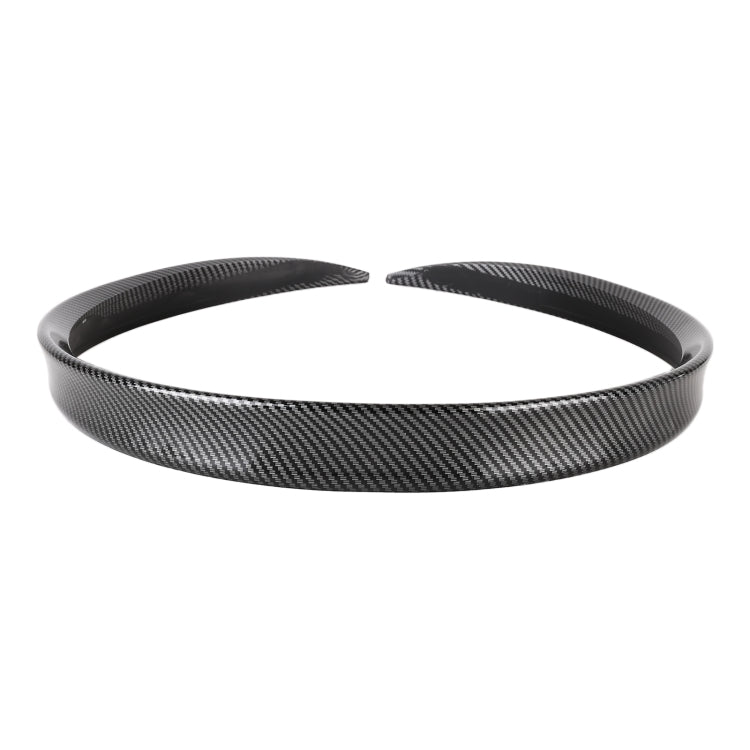 Car Modified Plastic Rear Wing Side Spoiler Lip, Carbon Fiber Texture, Carbon Fiber Texture