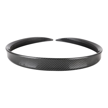 Car Modified Plastic Rear Wing Side Spoiler Lip, Carbon Fiber Texture, Carbon Fiber Texture
