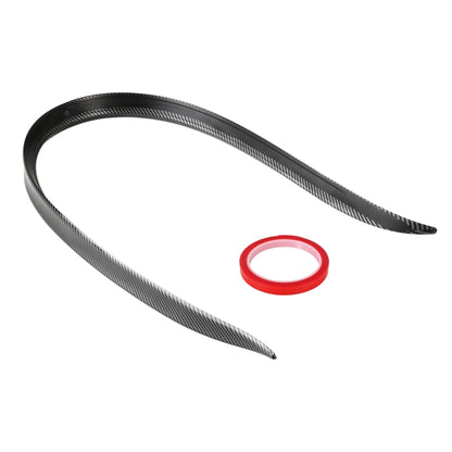 Car Modified Plastic Rear Wing Side Spoiler Lip, Carbon Fiber Texture, Carbon Fiber Texture