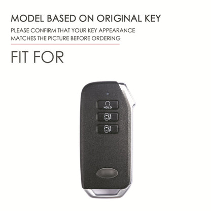 Hallmo Car Cowhide Leather Key Protective Cover for KIA, For KIA (Black), For KIA (Blue), For KIA (Brown)