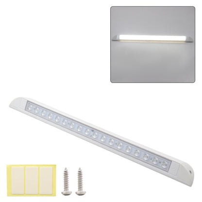 RV / Yacht Awning LED Strip Light DC12-28V with 18 LEDs Lamp Beads, 18 LEDs (Black), 18 LEDs (White)