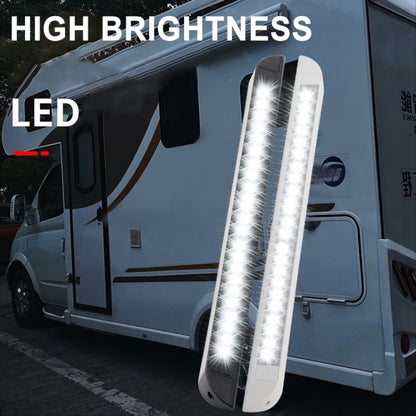 RV / Yacht Awning LED Strip Light DC12-28V with 18 LEDs Lamp Beads, 18 LEDs (Black), 18 LEDs (White)